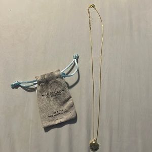 Salty Cali California shell golden necklace
